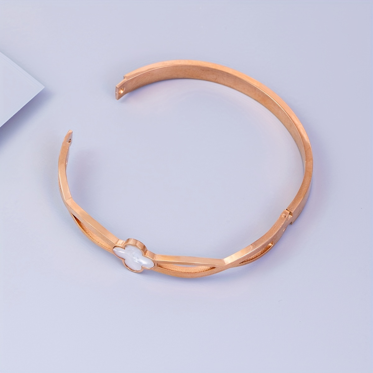 Lucky Clover Flower Bracelet Rose